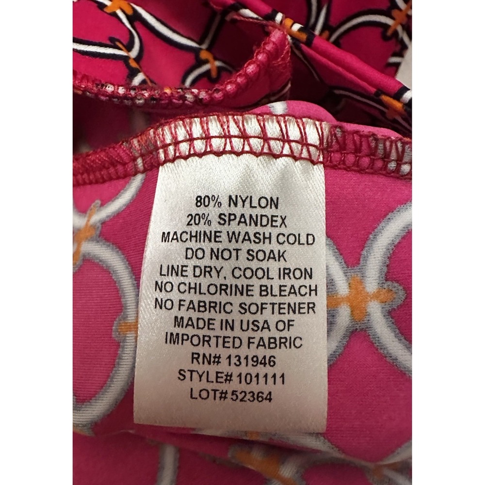 Jude Connally Megan Dress Geometric Circle Peony Pink Sz Small‎ Jude Cloth - Picture 4 of 5